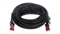 Kabel krosowy patchcord S/FTP (PiMF) kat.6 LSZH czarny 5m 68700