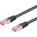 goobay Patchkabel Cat.6 S/STP, Kabel, schwarz