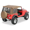 Softtop Braun Supertop Bestop Verdeck Spice Jeep CJ7 76-86 Wrangler YJ 87-95