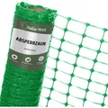 Absperrzaun 1,2m Bauzaun Zaun Baustellenzaun 120g/m2 in versch. Farben – grün / 25 Meter - Grün