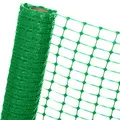 HaGa® Absperrzaun 1,2m x 25m - Bauzaun Zaun mit 120g/m² - Baustellenzaun Kunststoffzaun Gartenzaun in grün