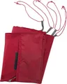 MSR Universale große Zeltbodenplane, Rot, Größe L - 204 x 81 cm, 1 Stück, Unisex