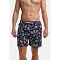Indicode Badeshorts Herren INAntorgos Schwimmshorts Männer mit superweicher Innenhose ohne aufzureiben blau S