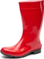 Ladeheid Damen Gummistiefel LA-967 (Rot/Schwarz, 37 EU)