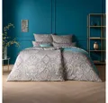 Estella Bettwäsche Estella Mako-Satin Bettwäsche 155x220 Fernanda silber Paisley Orient, Mako-Satin, 2 teilig
