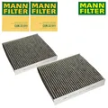 2x MANN FILTER CUK 22 011 FILTERINNENRAUMLUFT FÜR RENAULT  SANDERO 272773151R