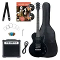 7-teiliges Rocktile Bangers E-Gitarren Set LP Verstärker Gigbag Gurt Schwarz