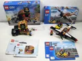 2x Lego City: 60404 Burger Truck (2024) + 60019 Kunstflugzeug Stunt Plane (2013)