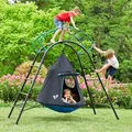 Tp Toys - Hängesessel Und Klettergerüst 'ufo', Schwarz