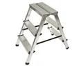 Somfy Stehleiter Alu Doppelleiter beidseitig 3 Stufen – Trittleiter & Stehleiter (1-St)