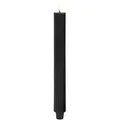 Uyuni LED Tafelkerze grooved 25cm black 2 Stück
