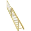 DOLLE Wangentreppe "Paris", , gerade, bis 280,5 cm Raumhöhe - braun