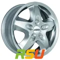Ronal R44 kristallsilber 6.5x16" ET60 LK5 118 ML 71.1 Alufelgen 16 Zoll