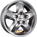 4 Alufelgen RONAL R44 Kristallsilber 6,5x16 ET60 5x118 16 Zoll