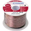 SCHWAIGER Lautsprecherkabel, 10 m 0,75 mm transparent