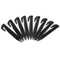 Florabest FMR 600 ® A1 ® kompatible Haken Nägel Mähroboter Kabel Befestigungs Heringe Erdanker - verstärkter HQ ABS, Stück: 100