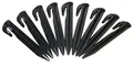 Florabest FMR 600 ® A1 ® kompatible Haken Nägel Mähroboter Kabel Befestigungs Heringe Erdanker - verstärkter HQ ABS, Stück:100