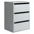 Carryhome Schubkasteneinsatz, Grau, Holzwerkstoff, 3 Schublade(n) Schubladen, 51x70.6x39.6 cm, Schlafzimmer, Kleiderschränke, Schrankzubehör, Schubkasteneinsatz