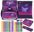 Herlitz Schulranzen Set Loop Plus 10-teilig 2025 Mädchen Magic Unicorn