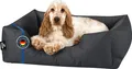 BedDog Hundebett ZARA,(M) ca. 70x55x18cm,GRAFIT (graphit)