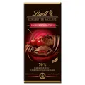 (34,27€/1kg) Lindt Edelbitter Mousse Kirsch-Chili, Schokolade, 150g Tafel