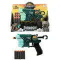 Toi-Toys 32850A - WORLD OF DINOSAURS - Dino-Pistole mit 9 Schaumstoffpfeilen