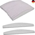 50pcs Profi Nagelfeilen Set 100/180 - Wiederverwendbare Doppelseitige Feilen für