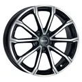 ALUFELGE MAK DAVINCI FUR AUDI A3 CABRIOLET 8X19 5X112 BLACK MIRROR BC9