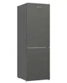 BAUKNECHT Kühlschrank Edelstahloptik KGL EVO 185 IN, 185 cm hoch, 59,5 cm breit, LessFrost, 4 Ablagen, 3 Türfächer, Edelstahloptik