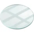 Tulup Tischplatte Glastischplatte Transparent 70x70 cm Ersatzplatte aus Glas für Tisch Runde Glasplatte für Tisch Tischplatte aus Klarglas