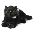 One for Fun Rappa Schwarze Plüschkatze liegend 30 cm / UMWELTFREUNDLICH / ab 0 Monaten (30 cm) (220959)