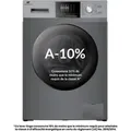 Frontlader-Waschmaschine – CONTINENTAL EDISON – CELL8140IS1 – 8 kg – Induktionsmotor – 60 cm – 1400 U/min – Silber. - Silber