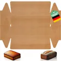 2er Set Dauerbackfolie - Backpapier Kastenform - Premium Backpapier - Backfolie wiederverwendbar - Hitzebeständig, antihaftbeschichtet, spülmaschinenfest (2-er Set Kastenform)