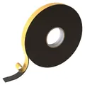 Lumonic 10m EPDM Dichtungsband Selbstklebend 20mm x 2mm | Moosgummi Dichtband für Fenster + Türen | Fensterdichtung, Türdichtung, Gummidichtung zum Kälteschutz