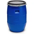 Garronda Regentonne 60L Plastikfass Lebensmittelfass Sauerkrautfass Hobbock Garten GD-0078, 60 l blau 60 l