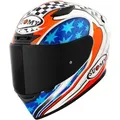 Suomy Track-1 Troy Bayliss Replica 2002, Integralhelm - Weiß/Rot/Blau - L