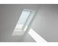 VELUX Sichtschutzrollo himmelblau uni manuell Rahmen weiß RFL M08 4166SWL