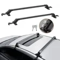 VEVOR Dachträger Dachgepäckträger Auto Querträger 2 Stk. Dachträger 70,3kg Tragfähigkeit, Geeignet für PKW Abstand zwischen Dachrinnen 105-109c