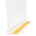 30x Anputzleiste 6mm mit Gewebe je 1,4m PVC Putz Laibungsprofil Armierungsgewebe