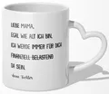 Mama Geschenk zum Muttertag von Tochter Mutter Tasse Geburtstag Kaffeetasse Frau