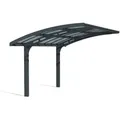 Palram - Canopia Aluminium Carport Arizona Breeze 5000 Anthrazit 495x290x274 Cm