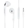 Samsung EO-EG920BW In Ear Kopfhörer kabelgebunden Weiß Lautstärkeregelung, Headset Handy
