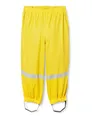 Playshoes Matschhose Regenlatzhose Ungefüttert Unisex Kinder Wind- und wasserdichte Regenhose Regenbekleidung, gelb Bundhose, 80