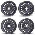 4 Alcar Stahlfelgen 6.5Jx16 Zoll ET37 5x110 für Opel Astra Meriva Zafira 4er Sat