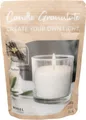 Wenzel Stumpenkerze Kerzen-Sandgranulat mit Duft, Set mit 4 Dochten, 400g