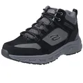Skechers Herren Oak Canyon Ironhide Boots, Black Suede/Mesh/Pu/Charcoal Trim, 42.5 EU