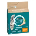 PURINA ONE ADULT Trockenfutter Katze mit Huhn und Weizen 1er Pack (1 x 2,8kg)