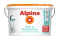 Alpina 5 L. Bad und Küchenfarbe, Filmschutz gegen Schimmel, Weiß Matt 30-35 m²