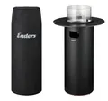 Enders Gas Feuerstelle Nova L, schwarz, 2,5 KW inkl. tisch + Abdeckhaube. Heizer