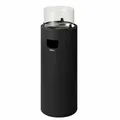 Heizpilz Feuerstelle Enders Nova LED L Schwarz Gas Terrassen Heizstrahler Heizer